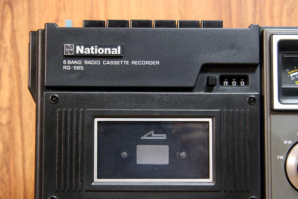 ハードオフお買い物日記 National 6バンドラジオカセット RQ-585編