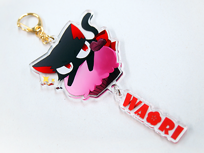 しっぽチャームアクリルキーホルダー | 【MYDOO-INFO】