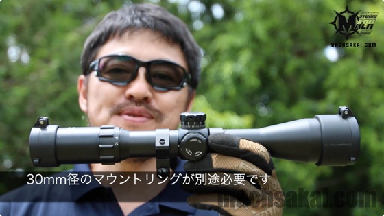 フロンティアオリジナル】サイドフォーカススコープ 3-10×42 30mm径を