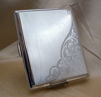 925スターリングシルバーケース 85㎜16本 | ○シガレットケース,金属製