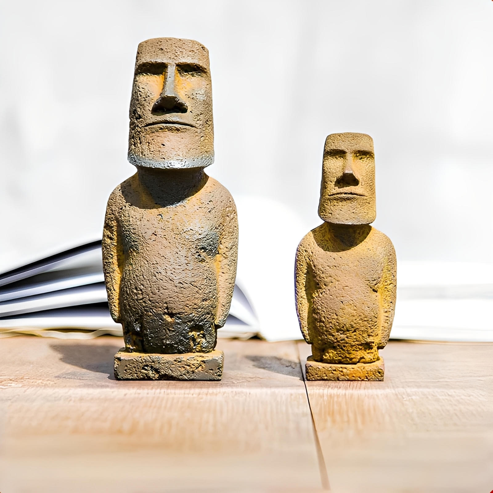 Moai Tiki Stone Figurines – Maison & Fitch