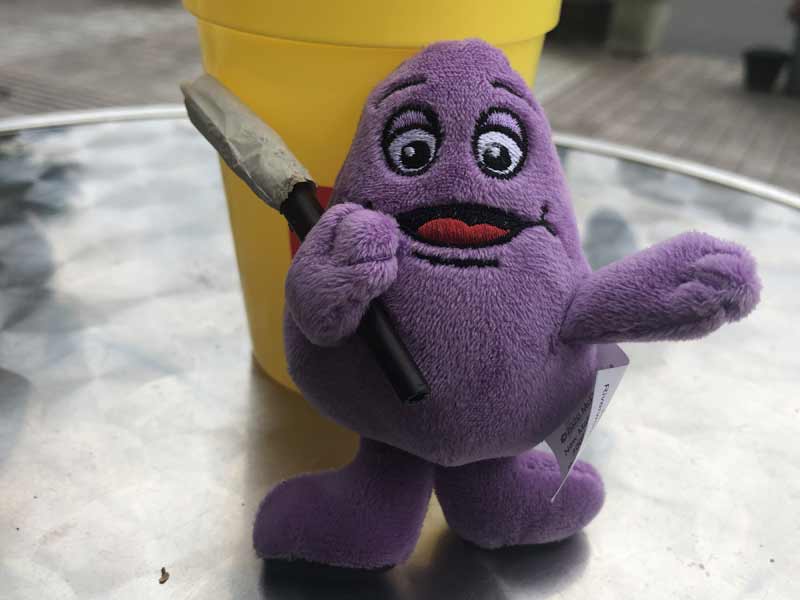 McDonald's GRIMACE DOLL、マクドナルド グリマスのぬいぐるみ