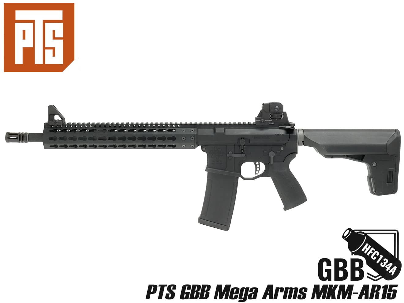 正規品】PTS Mega Arms MKM-AR15 GBB（KSCエンジン搭載) | ミリタリー