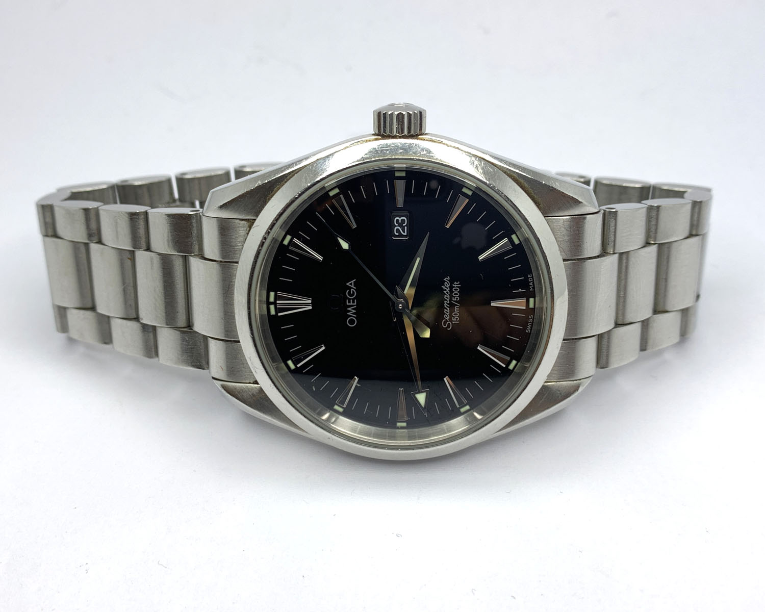 電圧低下のサインが出た オメガ シーマスターの電池交換