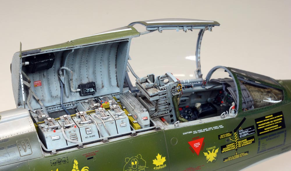 A F-104G model in 1/32 scale