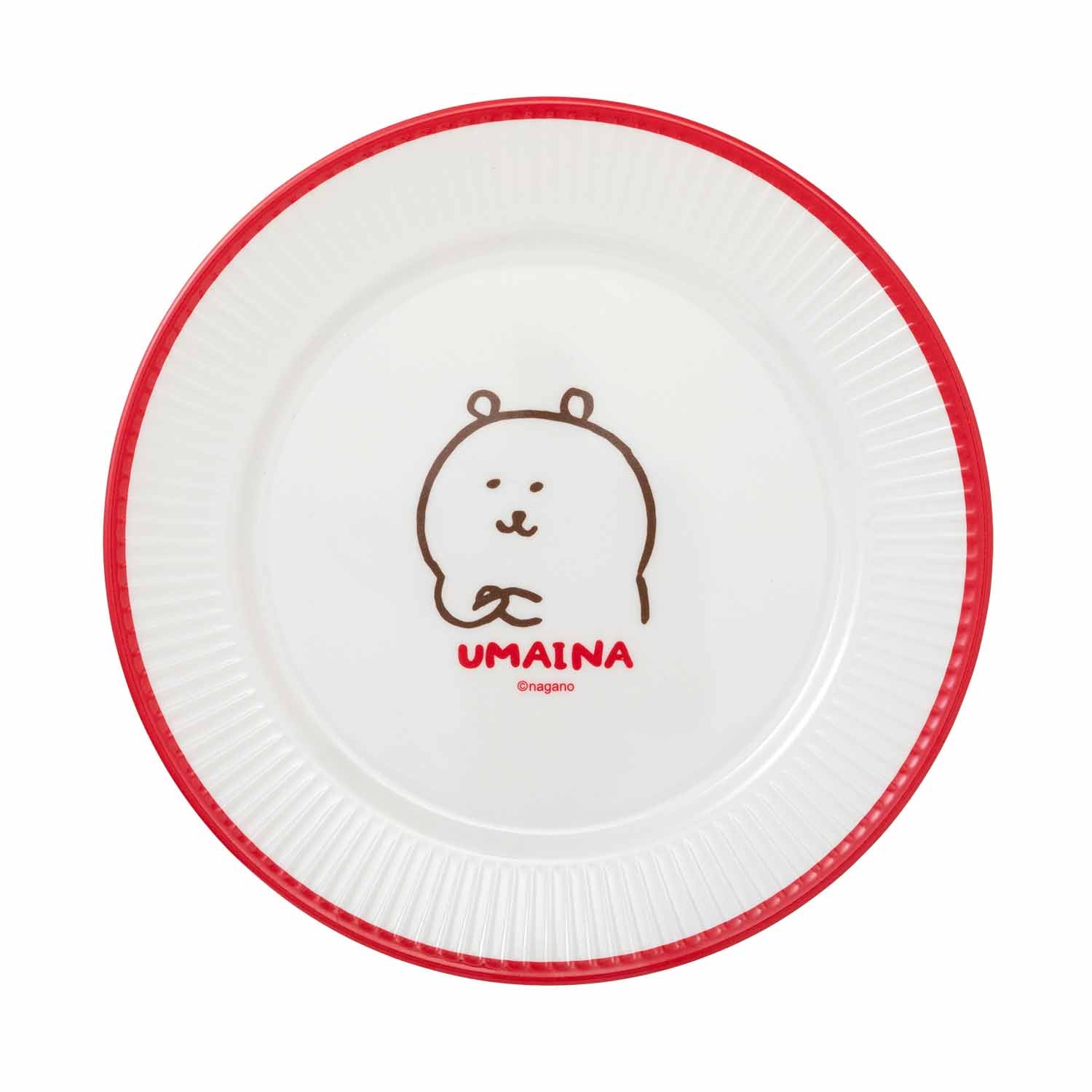 ナガノのくま 紙皿みたいなメラミンプレート | ナガノキャラクターズ