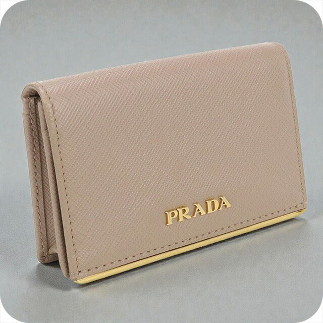 中古 プラダ 名刺入れ レディース ブランド PRADA サフィアーノレザー
