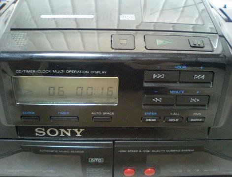 SONY DoDeCaHORNCD CFD-DW95mk2