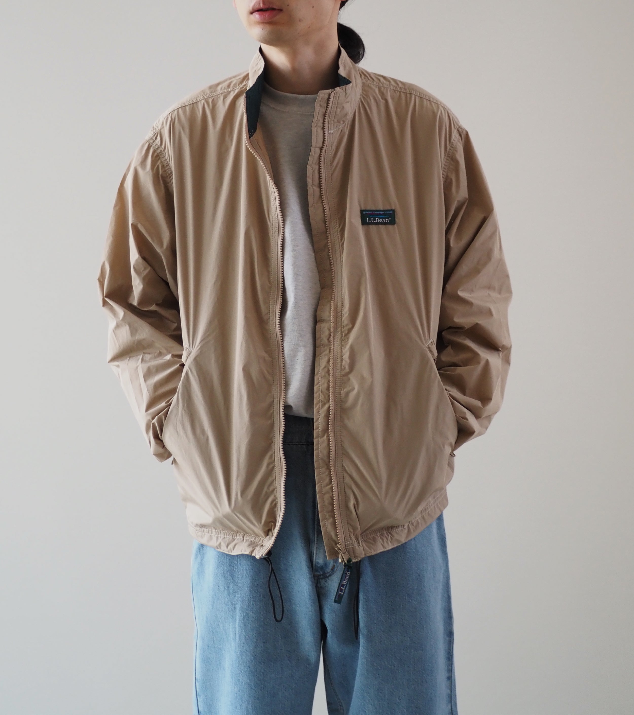 L.L.Bean JAPAN EDITION Roxbury Jacket , Beige – Navyblue