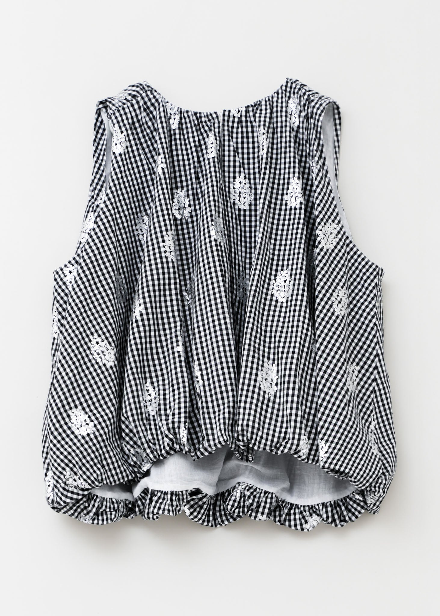 Poplin Foil Print Balloon Top | Pasand by ne Quittez pas | パサン
