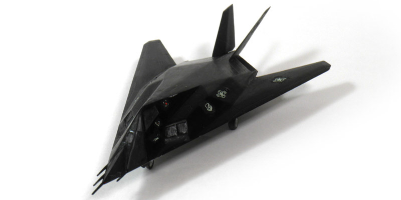 トランペッター 1/144 F-117A ナイトホーク の製作（その10）（完結