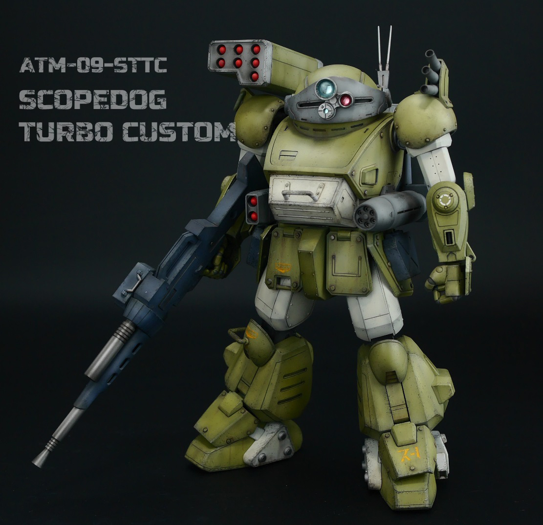 当社キット使用、岬 光彰氏による作例 1/20スコープドッグ ターボ