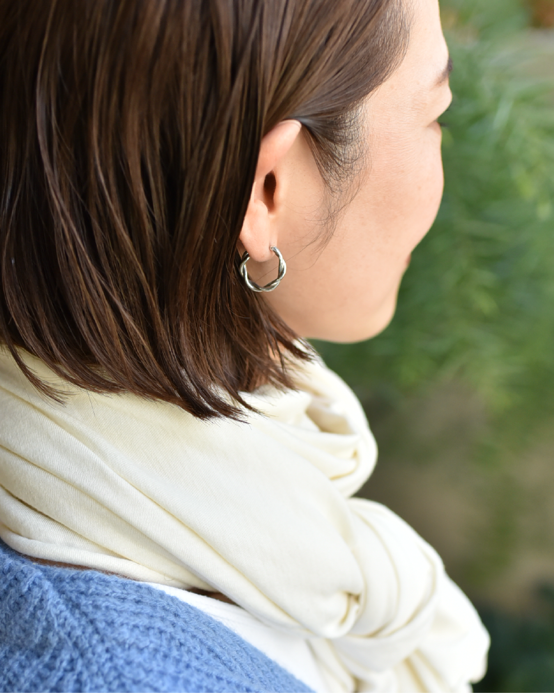 ツイストフープのSilver925ピアス・イヤリング – OURHOME