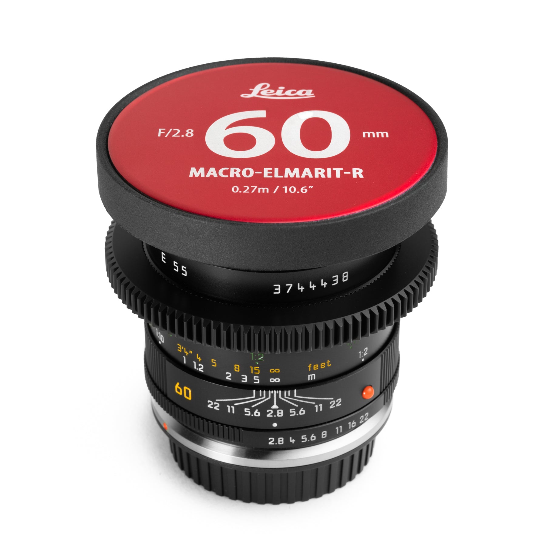 LEICA R 60mm F2.8 MACRO-ELMARIT-R ROM Duclos Cine-Mod Canon EF