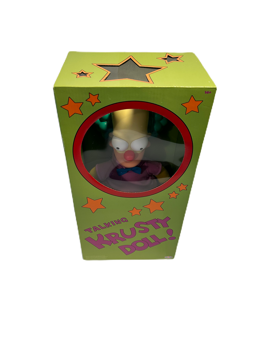 Disney The Simpsons Talking Krusty Doll Plush, 16-Inches Tall Good