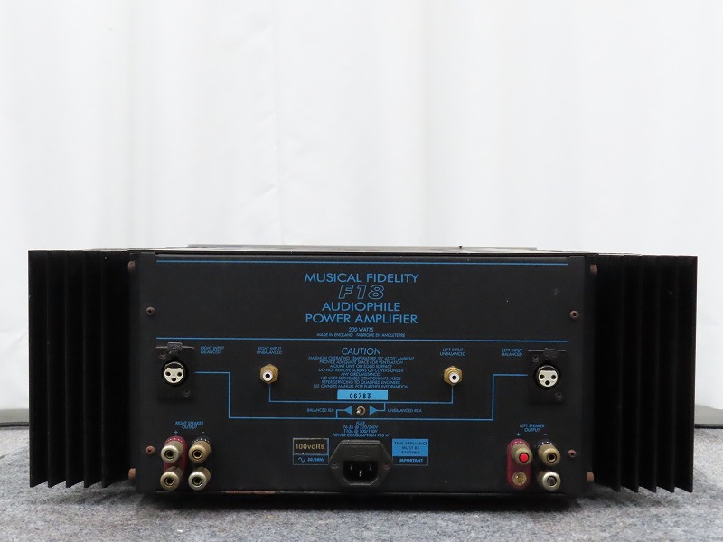 MUSICAL FIDELITY - ミュージカルフィディリティ】の【パワーアンプ