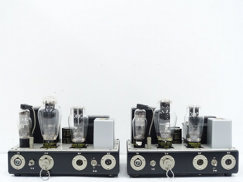 Western Electric 300B 真空管 モノラルパワーアンプペア ウエスタン