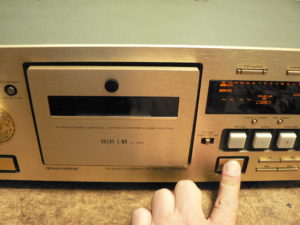 TEAC カセットデッキ V-6030S ゴールド ジャンク 電源OK TEAC カセット