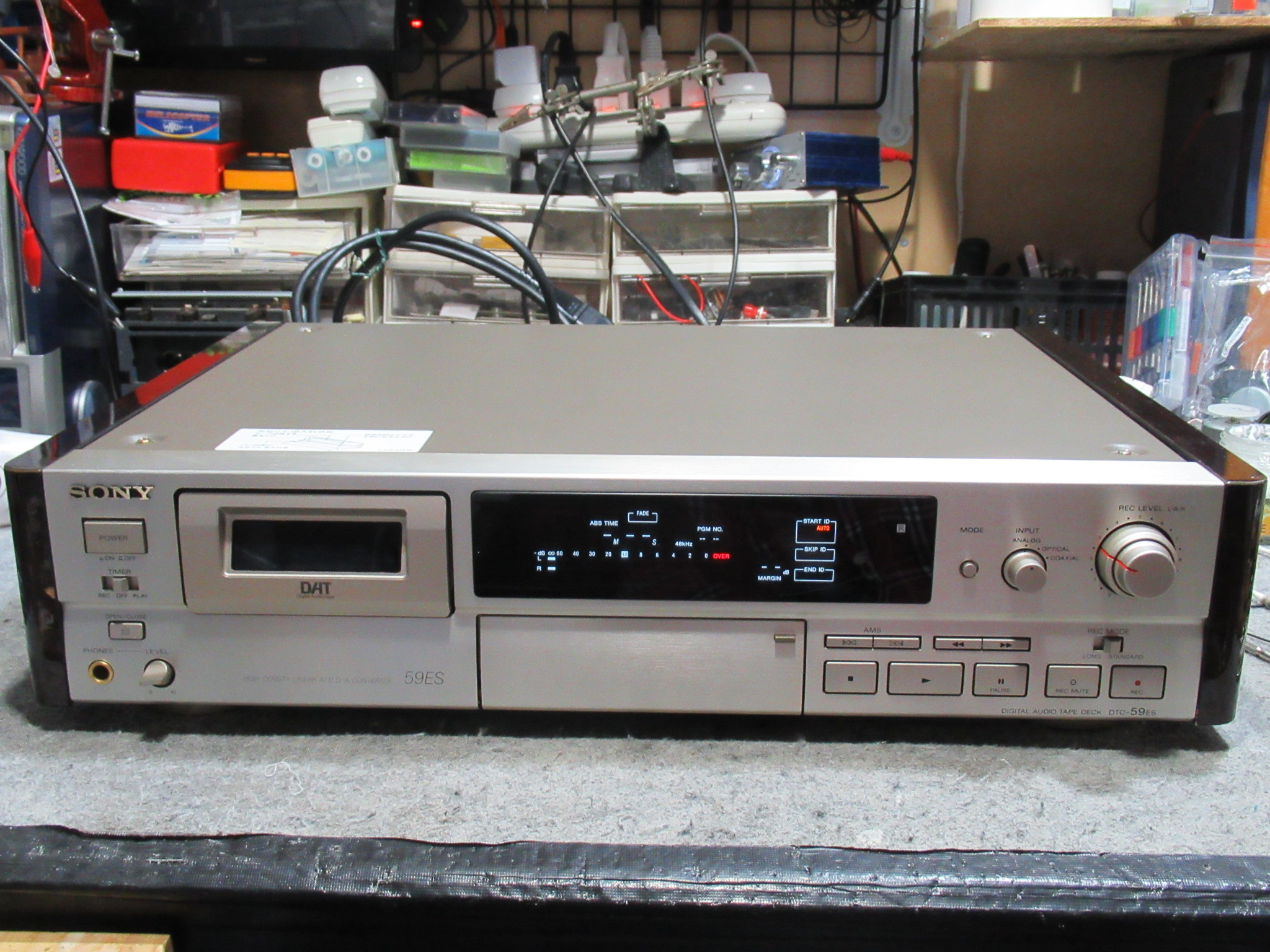 SONY 59ES DATデッキ 通電確認済 SONY DTC-59ES 修理不可 – Audiolife