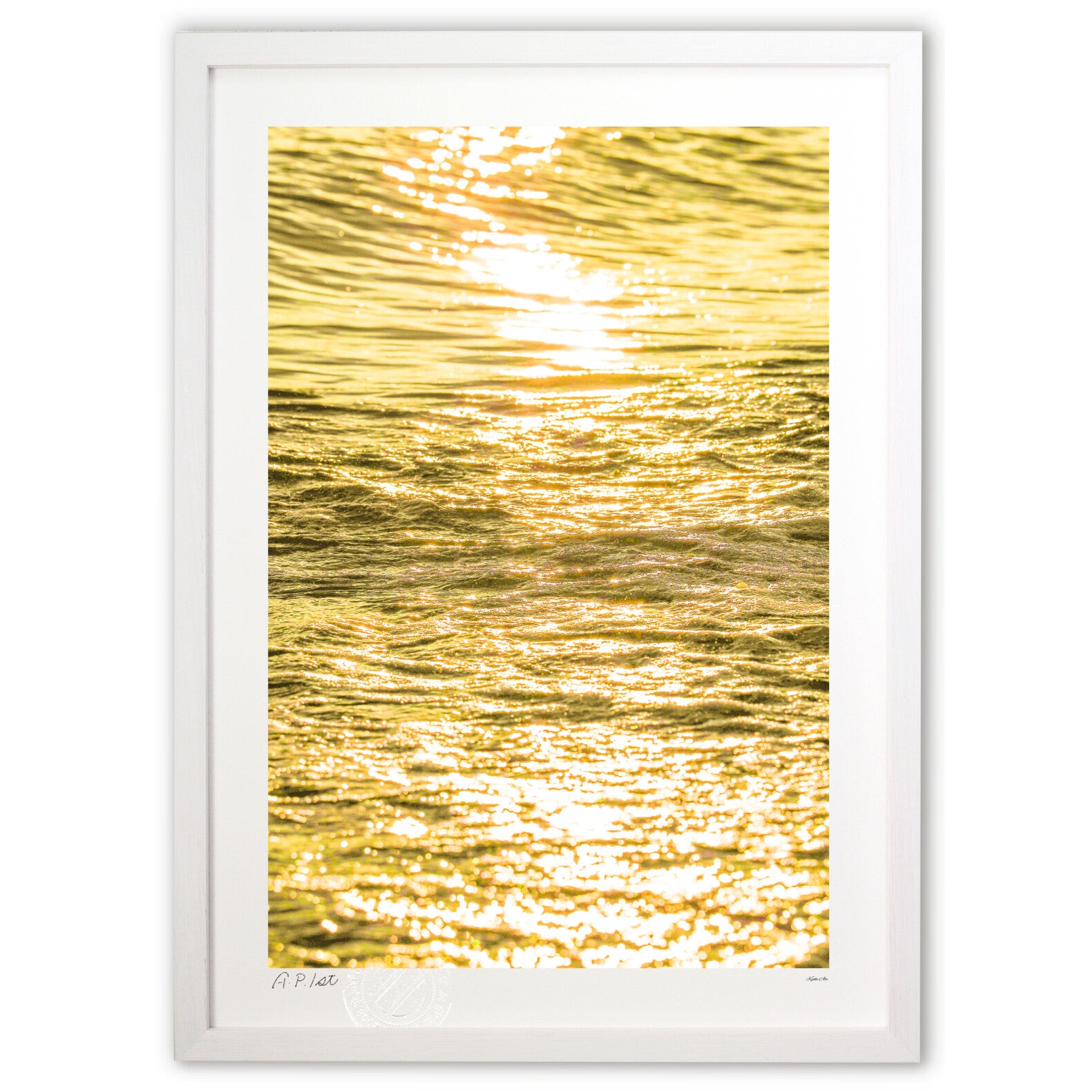 風水 金運UP！ゴールドの海【2】 – 絵画や壁飾り販売｜風景投稿販売