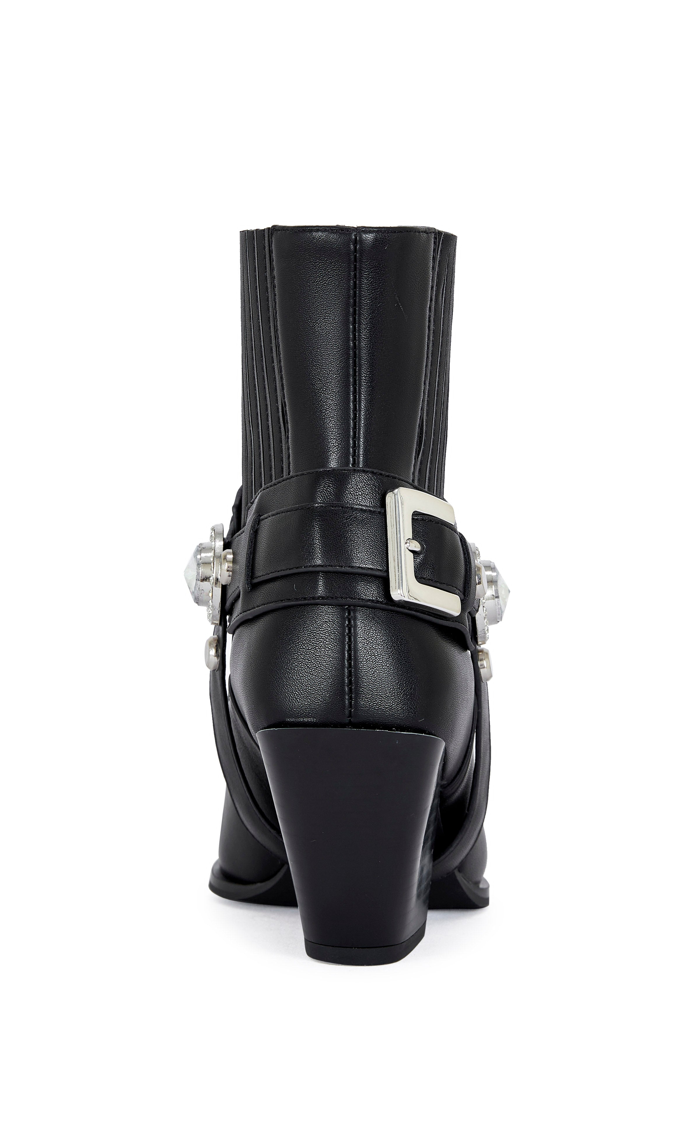 LENKOV-BLACK BLOCK BOOTIE | AZALEA WANG