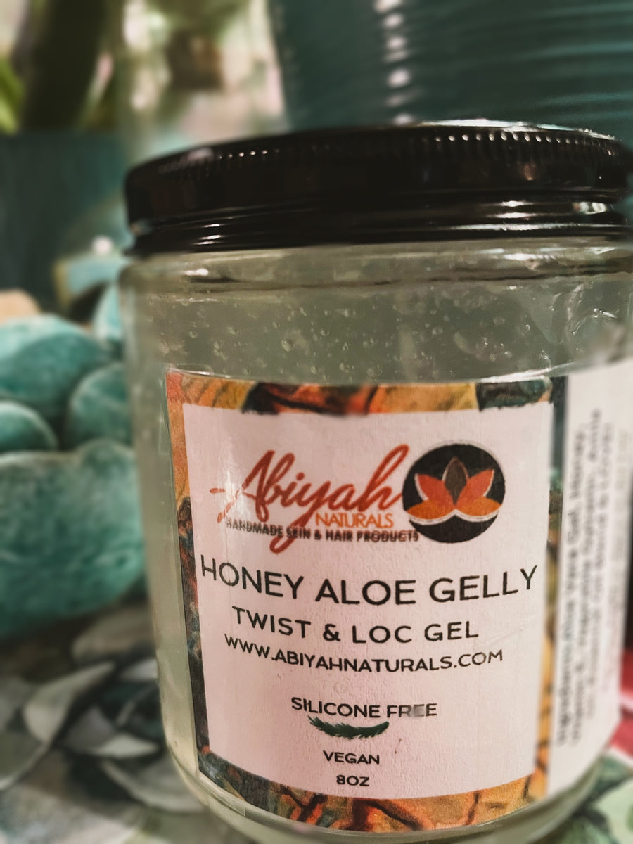 Honey Aloe Gelly- Loc & Twist Gel – Abiyah Naturals Handmade