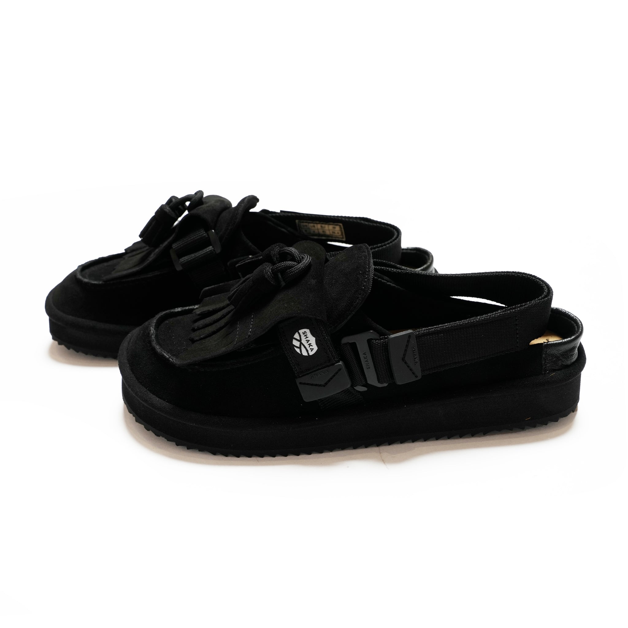 MOC MULE TASSEL SUEDE | Color_Black 00S | No_sk-296_black 00s