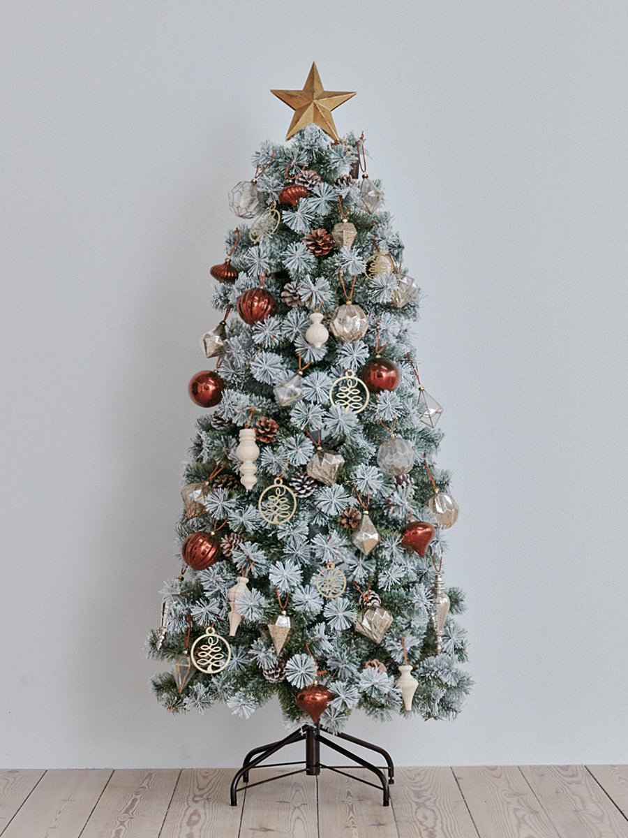 アルザスツリー スノー + グラース オーナメント【40p】 樅 – alsace_tree