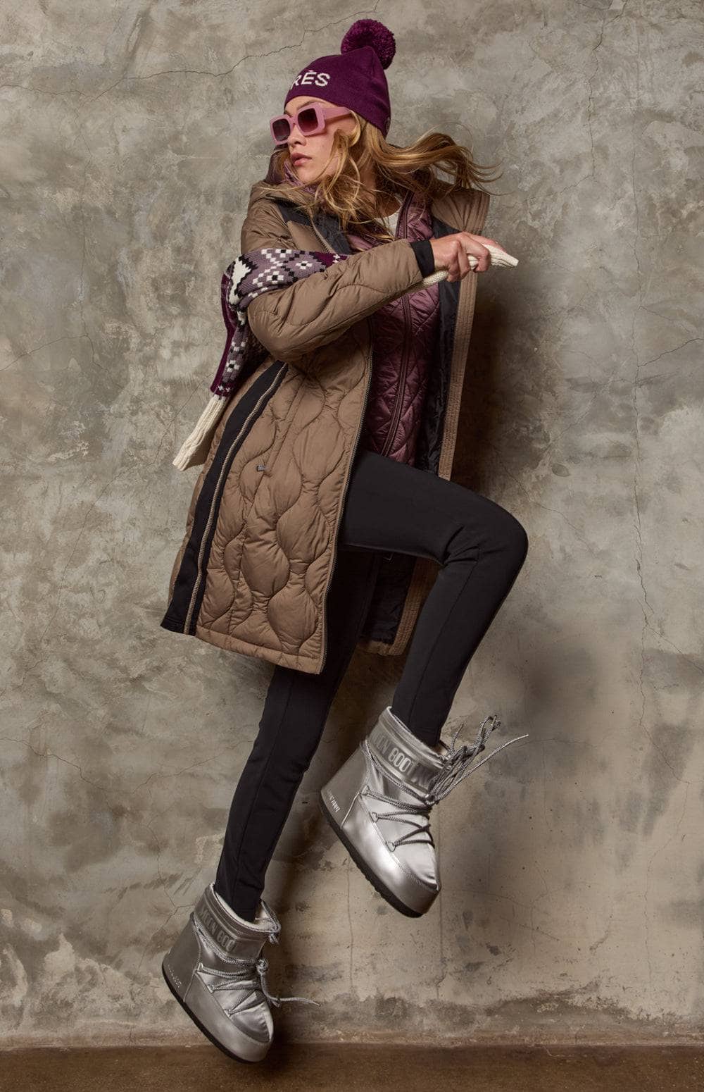 Chamonix Long Puffer Jacket, Birch | Alp N Rock