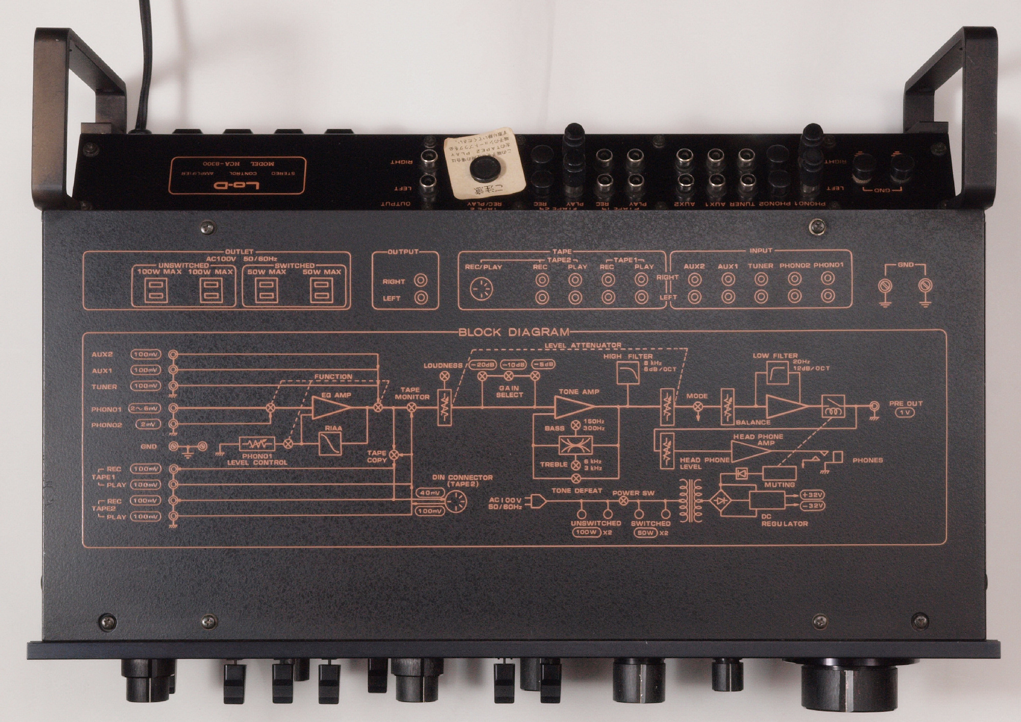 HITACHI LO-D HCA-8300