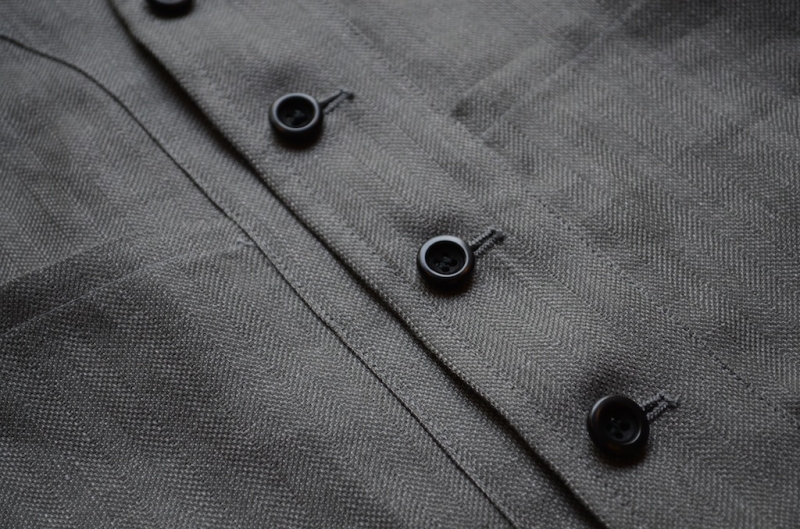 SAGAN VEST / LINEN COLLECTION | ANATOMICA SAPPORO アナトミカ札幌