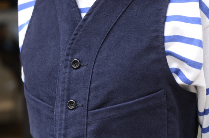 SAGAN / ENGLISH MOLESKIN NAVY&BLACK | ANATOMICA SAPPORO アナトミカ札幌