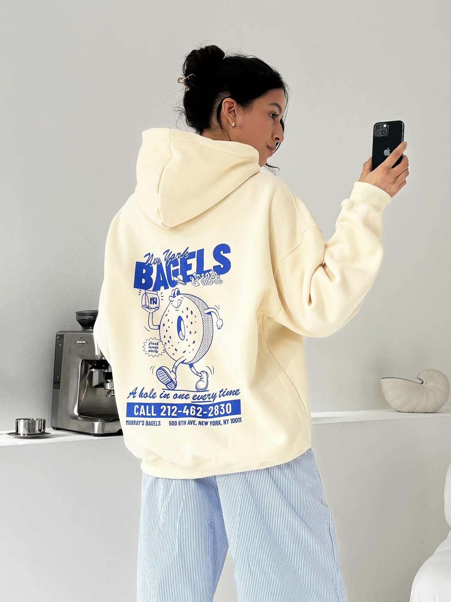 New York Bagel Oversized Hoodie – AnotherCottonLab