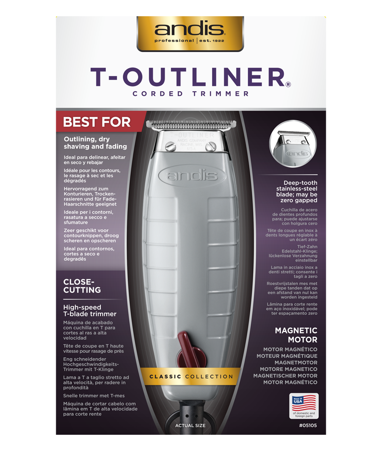 Andis Trimmer T-Outliner® T-Blade or Out-Liner – antoniosbarbersupply