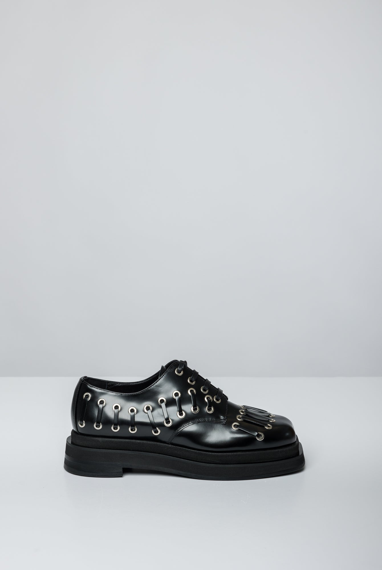 Simone Rocha Heart Toe Platform Lace Up Grommet Brogue – Antidote