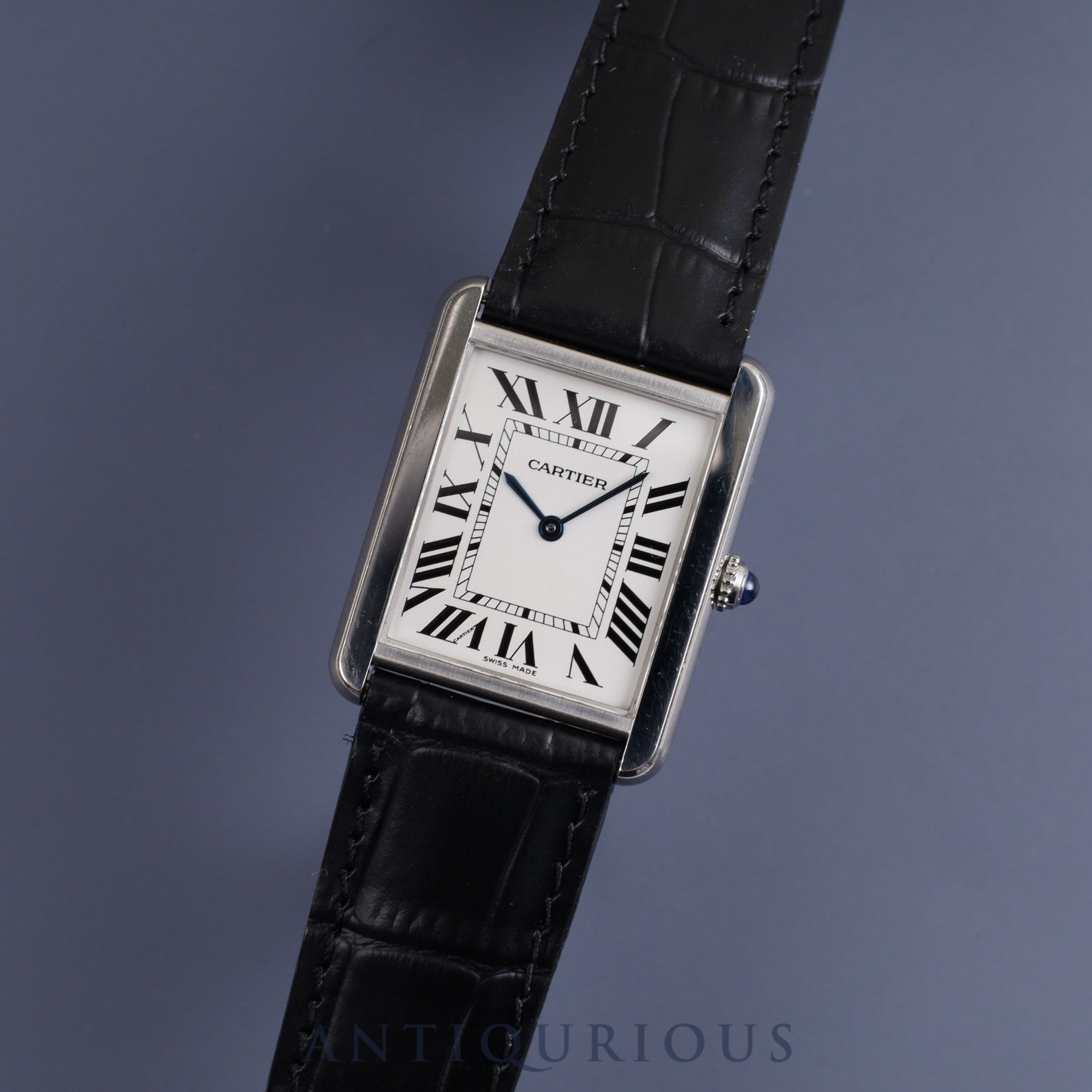 カルティエ LM タンクソロ LM クォーツ Cal.690 W108355 / 2715 SS 革