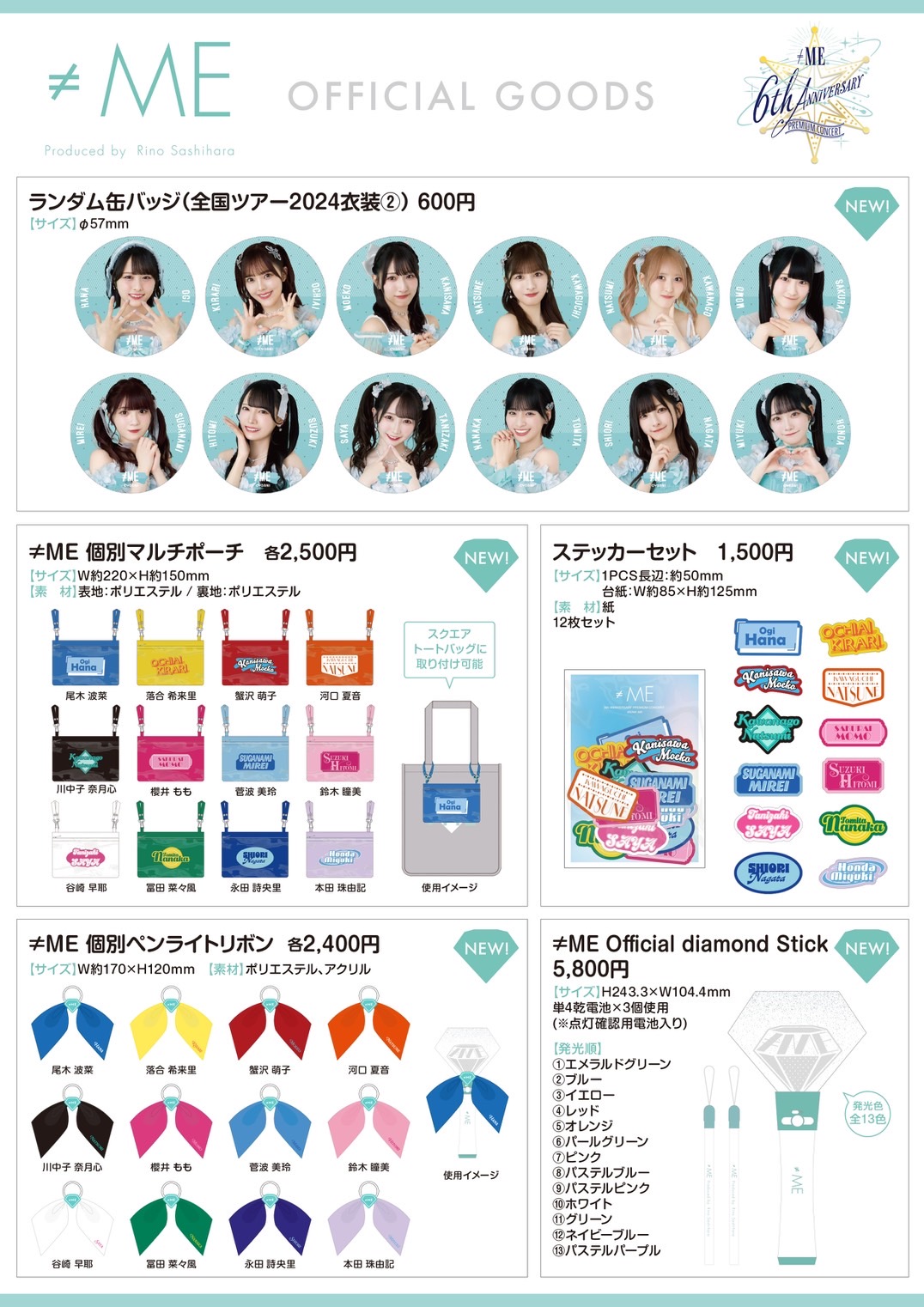 ノイミー 全国ツアーご当地 ステッカー セット ノイミー 全国ツアーご