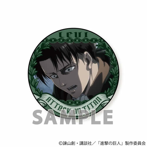 進撃の巨人 トレーディング缶バッジスペシャル リヴァイスペシャル