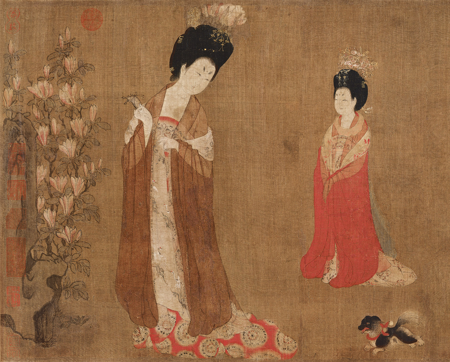 大唐余韵”簪花仕女图数字作品限量发行--灵境·人民艺术馆--人民网