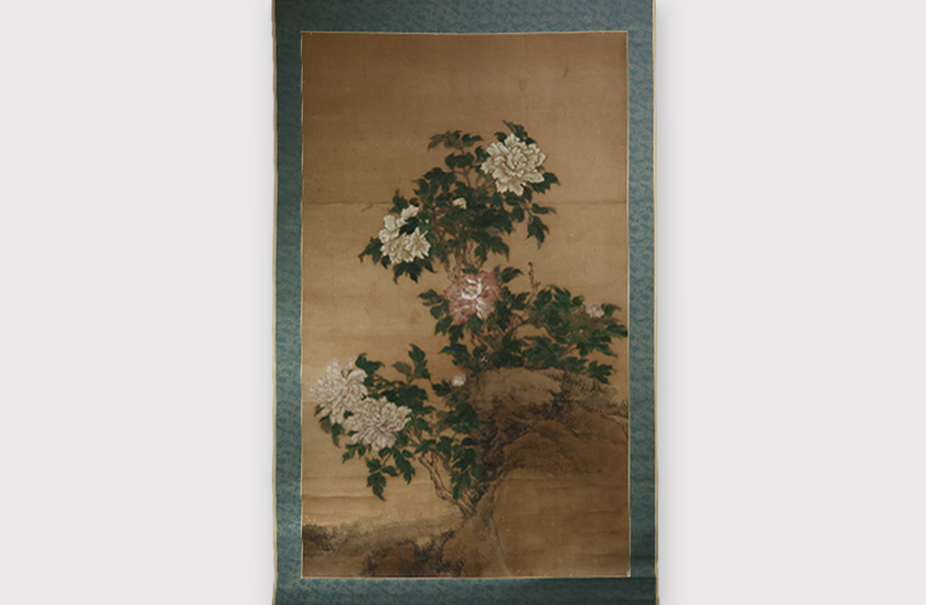 牡丹図大幅掛軸 | 骨董品・美術品の買取 出張買取・鑑定対応【アジア