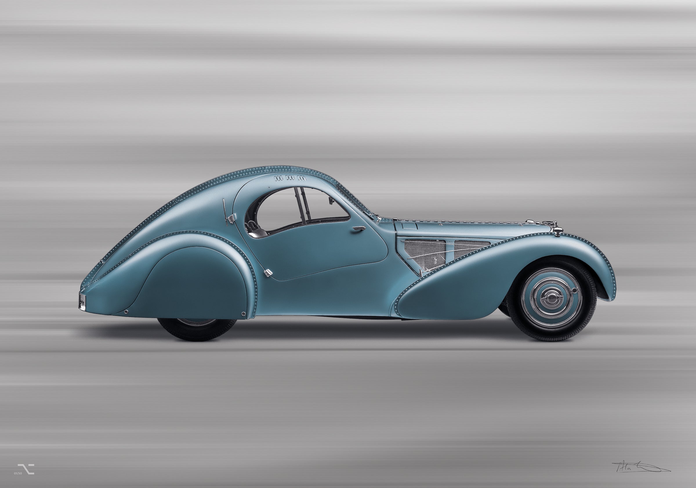 Exclusive Lifestyle | Bugatti Type 57SC Atlantic - Iconic Art Print