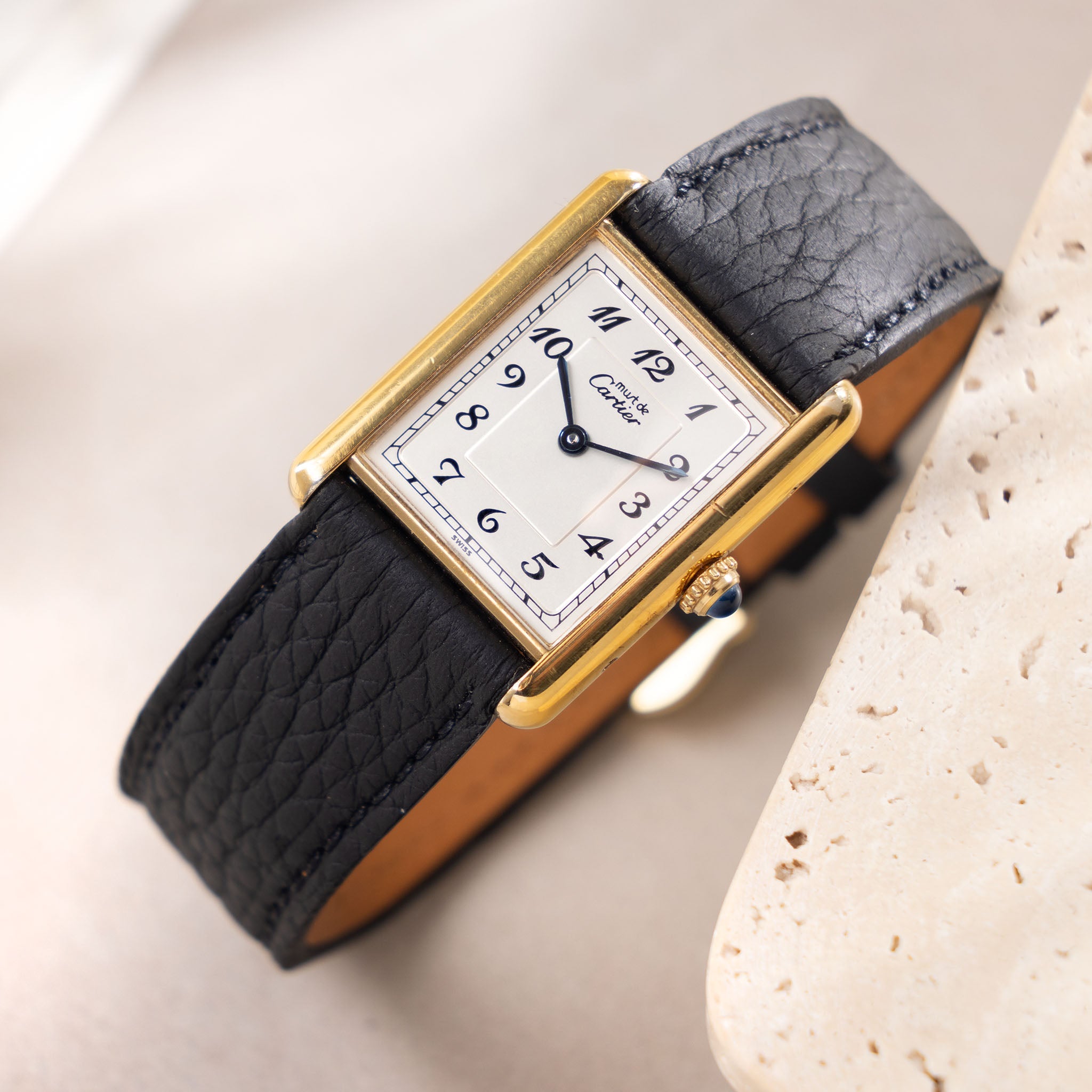 Cartier Tank Must de Cartier Ref. 59005 silver dial Breguet numerals B