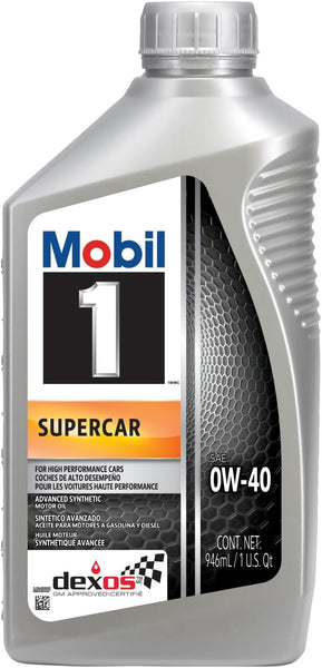 Mobil 1 0W-40 Dexos Full Synthetic Oil Quart – Bakes Online