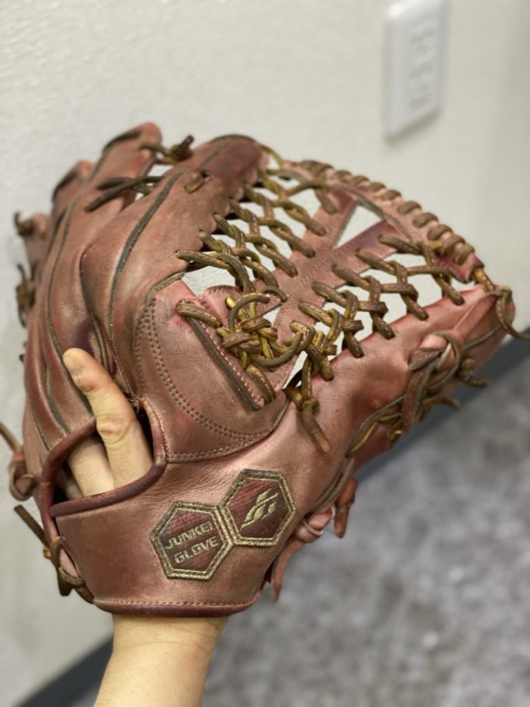 リピートオーダー】ジュンケイグラブ史上：一番開く外野手用グラブ705