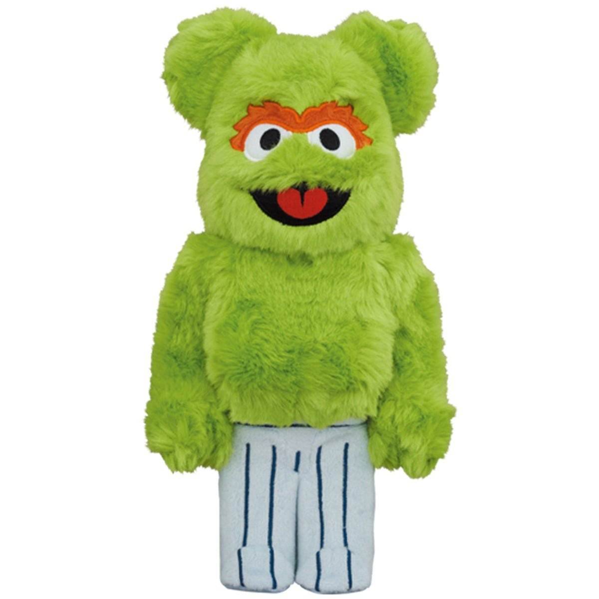 400% & 100% Bearbrick set - Oscar The Grouch Costume
