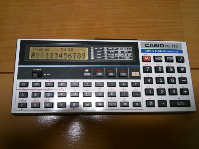 CASIO PB-120 | Kyoro's Room Blog