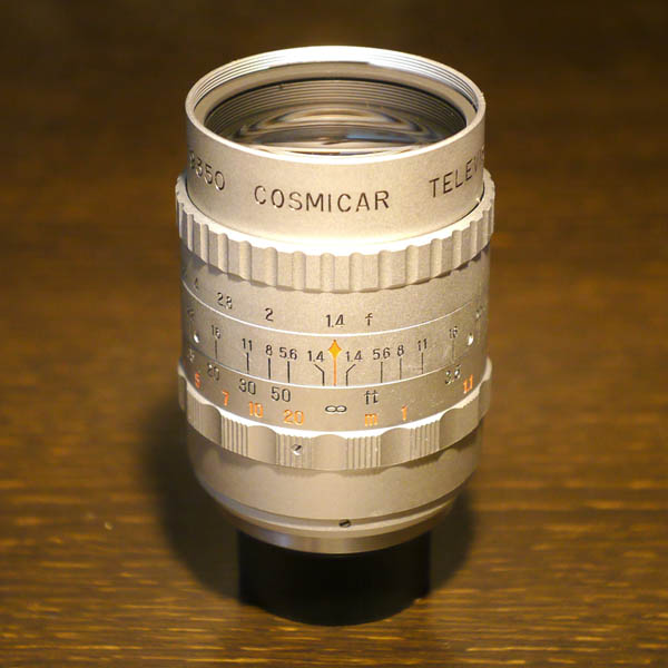 Cine Lens Gallery: Cosmicar Television Lens 50mm f1.4 （ Cマウント ）