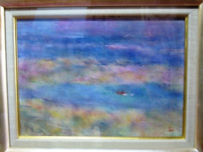 画家の友人が描いた油絵 | 鮫島辰志 「小さな美術館」