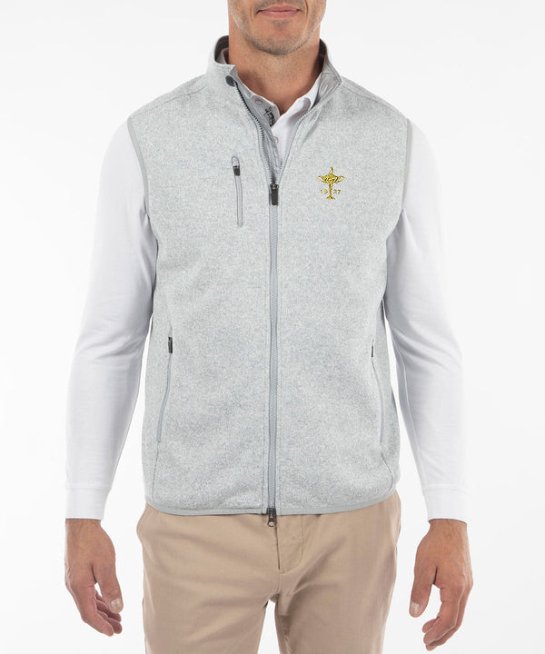 1927 Ryder Cup Performance Heathered Full Zip Fleece Vest - Bobby