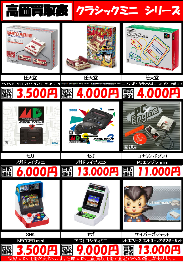 クラシックミニシリーズの高価表作成しましたー!! | トレカ、マンガ